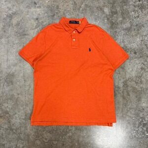 Polo Ralph Lauren Orange Classic Fit Polo Size L